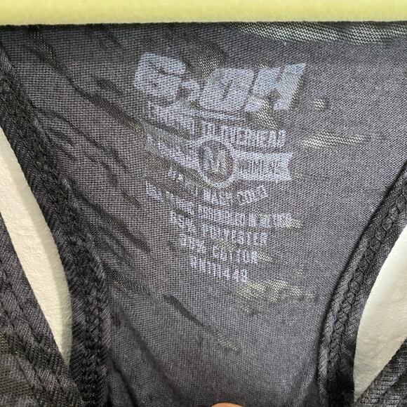 Ground to Overhead Black Good Vibes Only Tank Sz M - Picture 5 of 9